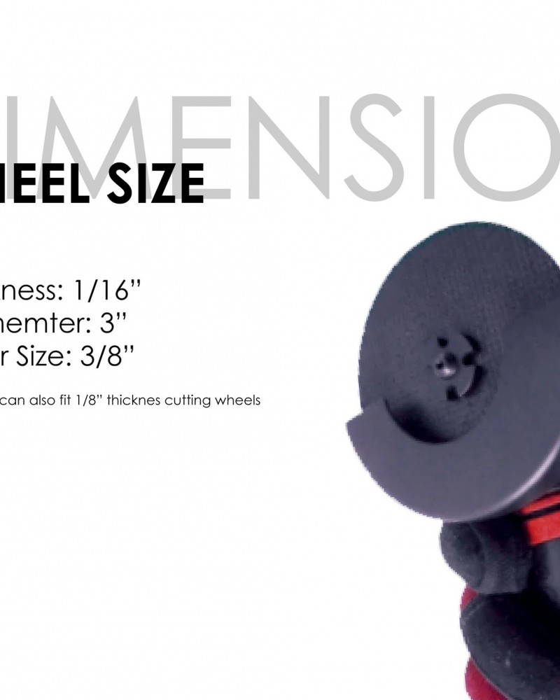 Mini 3-Inch Low-Profile Cut-Off Tool – 16,500 RPM